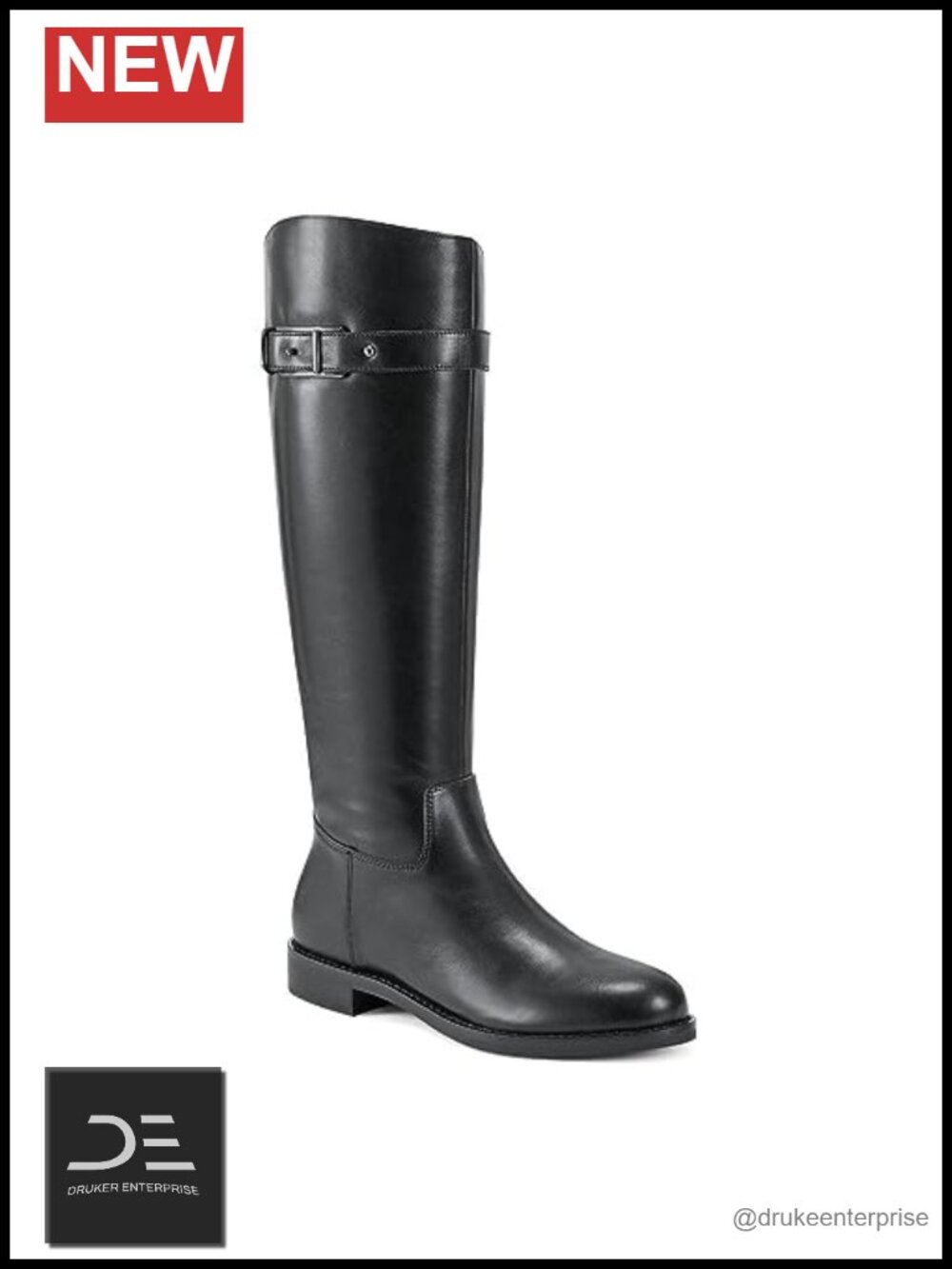 Easy Spirit Aubrey Women's Knee-High Boots - Calfskin Leather, Zip Closure,